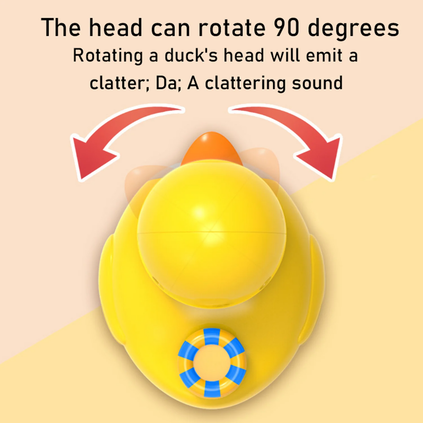 Little Yellow Duck Ejection Inertia Car