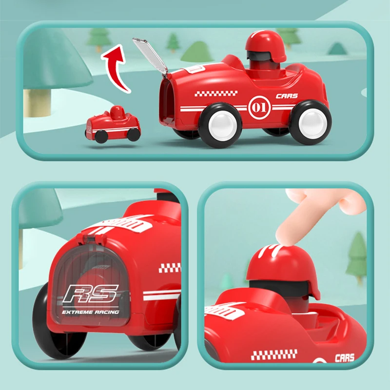 Cartoon Ejection Racing Interactive Toy